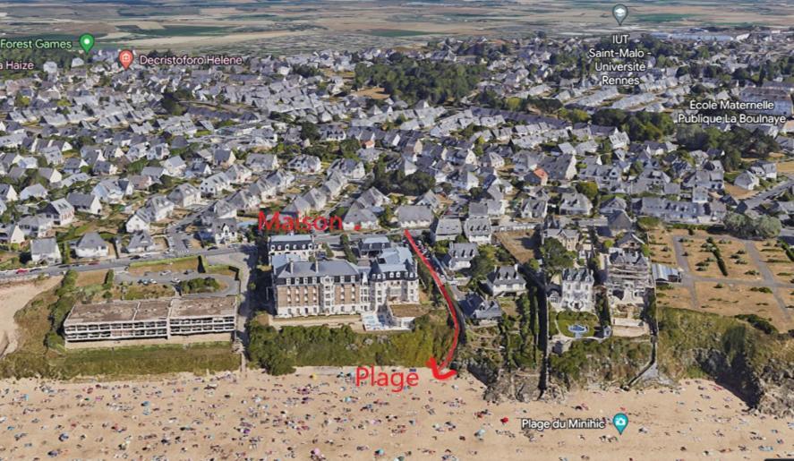 Villa Les Mouettes, Au Bord De La Mer. Saint-Malo Buitenkant foto